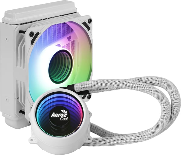 Aerocool Mirage L120 Processor Allt-i-ett vätskekylare Vit 1 styck