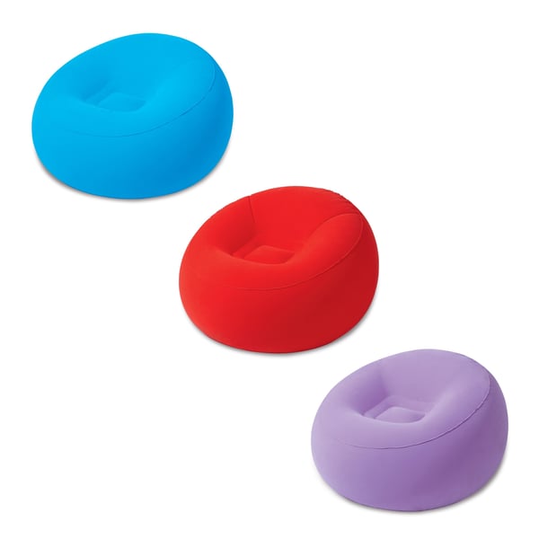 Bestway 75052 ilmatäytteinen nojatuoli Yksittäinen tuoli Sininen, Punainen, Violetti