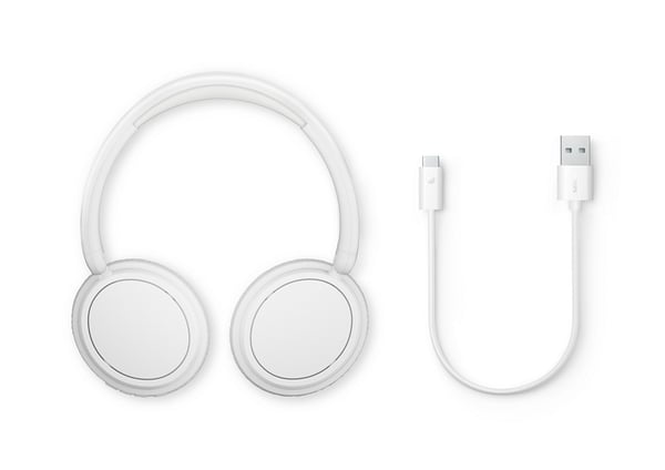 Philips 5000 series TAH5209WT/00 hovedtelefoner/headset Trådløs Opkald/musik Bluetooth Hvid