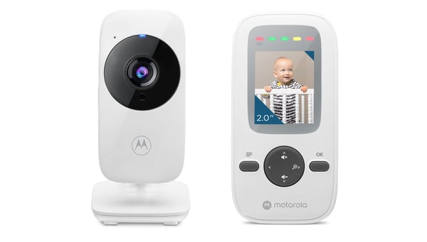 Motorola VM481 övervakningsmonitorer för bebisar 300 m FHSS Vit
