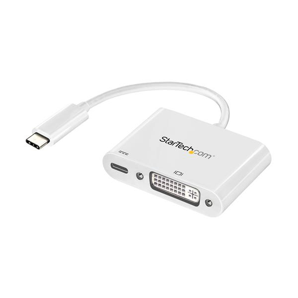 StarTech.com CDP2DVIUCPW USB grafisk adapter 1920 x 1200 pixel Hvid