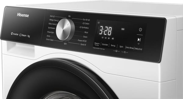 Hisense WF3S7021BW vaskemaskine Front-læsning 7 kg 1200 rpm Hvid