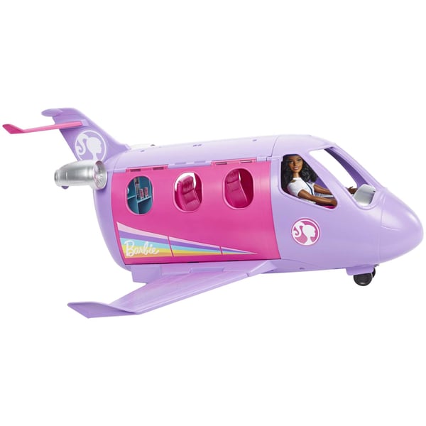 Barbie Life in the City Airplane Adventures-legesæt med pilotdukke og mere end 15 stk. tilbehør
