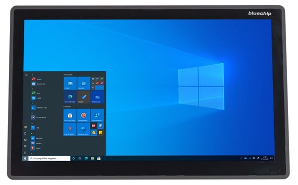 bluechip INDUSTRYline P24KT-1000 Intel Atom® x6413E 61 cm (24") 1920 x 1080 pixlar Pekskärm All-in-One tablet PC 8 GB DDR4-SDRAM 120 GB SSD Windows 10 IoT Enterprise Wi-Fi 5 (802.11ac) Svart