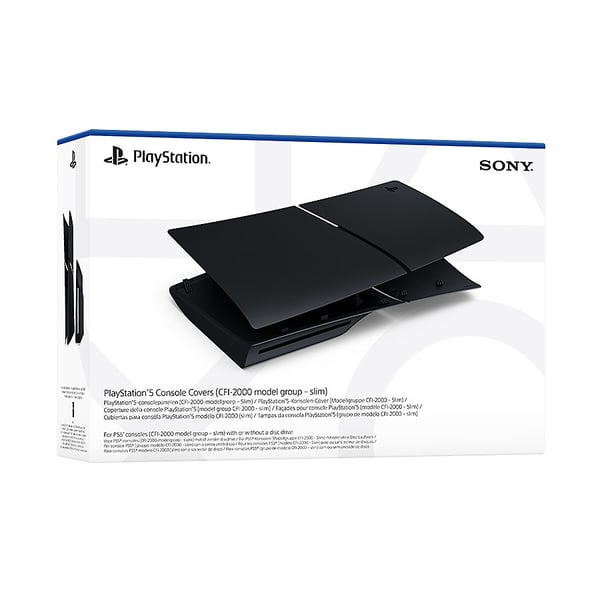 Sony Interactive Entertainment PS5-konsolin kannet (malliryhmä – Slim) - Midnight Black