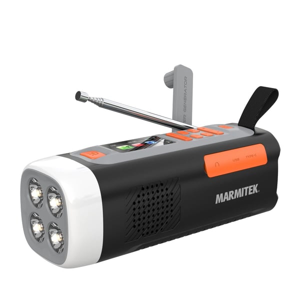 Marmitek 25008644 radio Kannettava Analoginen & digitaalinen Musta