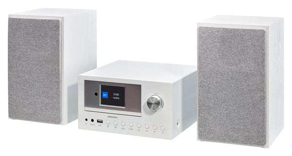 MEDION DAB+ LIFE P85003 Home audio micro system 30 W Hvid