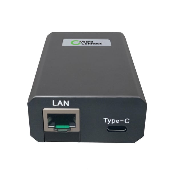 Microconnect POEINJ-25W-USBC PoE-adapters Gigabit Ethernet