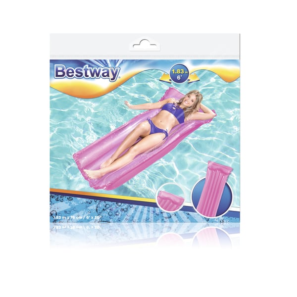 Bestway 44013 pool- och badmadrass Blå, Orange, Transparent, Gul Vinyl
