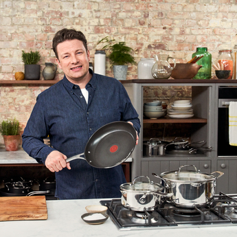 Tefal Jamie Oliver E304S544 pande- og grydesæt 8 stk