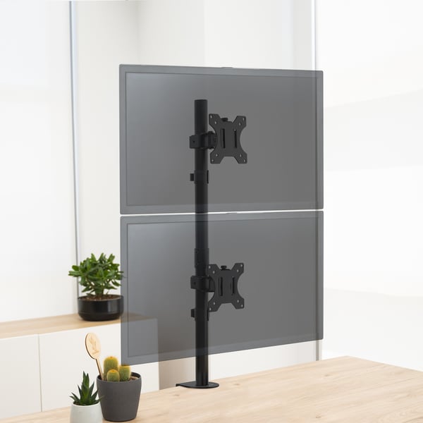 TooQ DB1233TNV-B skærmbeslag og -stativer 81,3 cm (32") Skrivebord Sort
