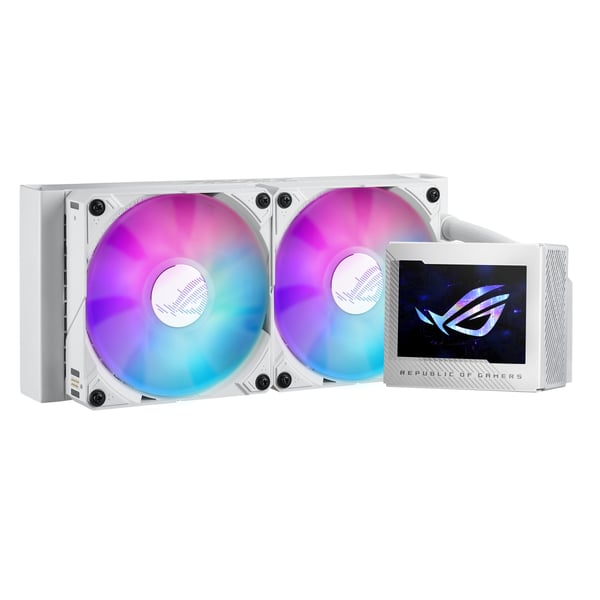 ASUS ROG RYUJIN III 240 ARGB White Edition Processor Allt-i-ett vätskekylare 12 cm Vit 1 styck