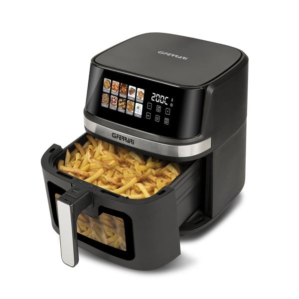G3 Ferrari Friggisano 8L Single 1700 W Varmluftsfritös Svart