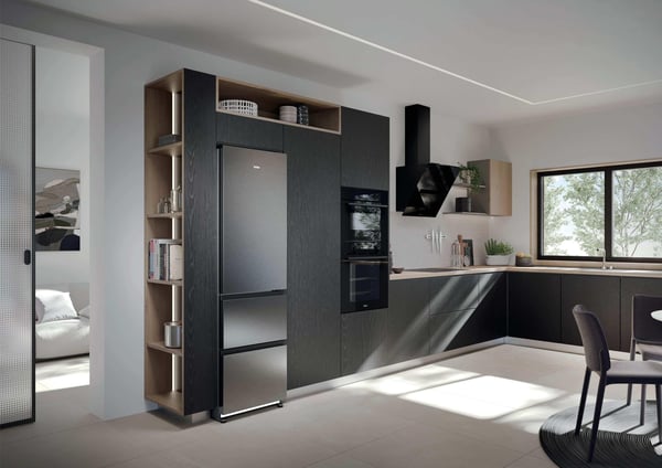 Haier HTR3518DNMX Vapaasti seisova 303 L Ruostumaton teräs