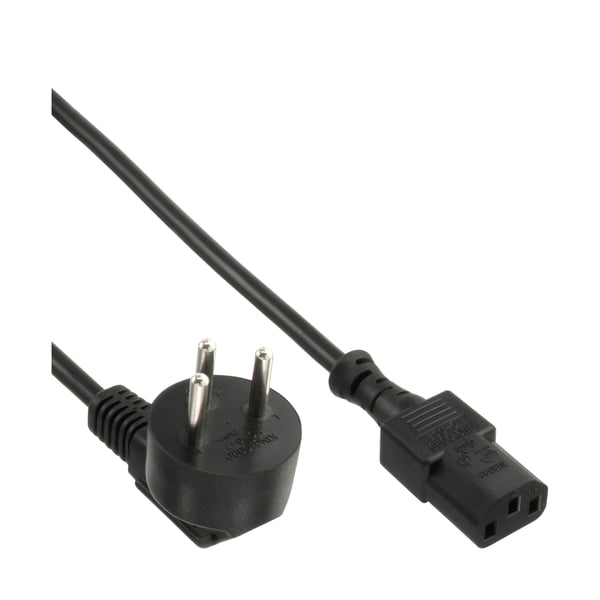 InLine 4043718101023 Sort 1,8 m SI 32 IEC C13