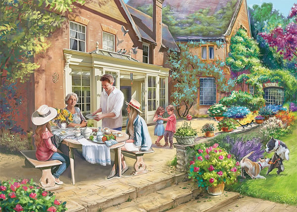 Falcon de luxe Country Retreat 1000pcs Puslespil 1000 stk Landskab