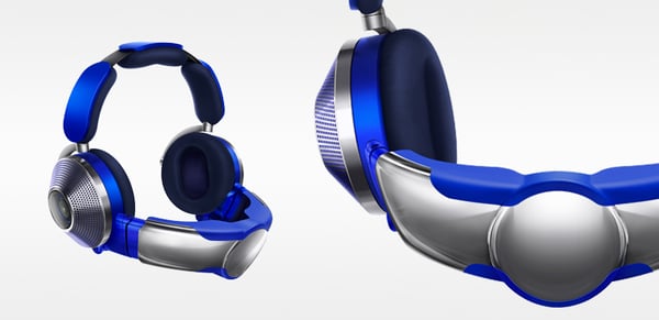 Dyson Zone Headset Kabel & Trådlös Huvudband Samtal/musik USB Type-C Bluetooth Blå