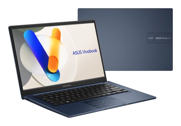 ASUS Vivobook 14 X1404VA-DISEB2157W Intel Core 5 120U Laptop 35,6 cm (14") Fuld HD 16 GB DDR5-SDRAM 512 GB SSD Wi-Fi 6 (802.11ax) Windows 11 Home Blå