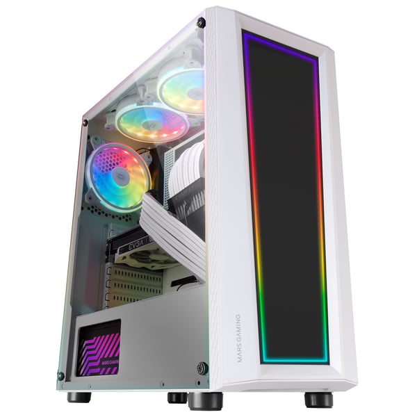 Mars Gaming MCARTW computeretui Midi Tower Hvid
