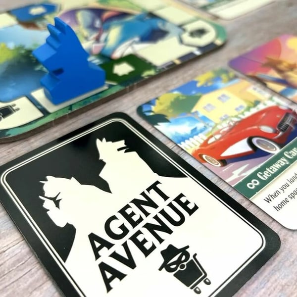 Asmodee Agent Avenue Brætspil Strategi