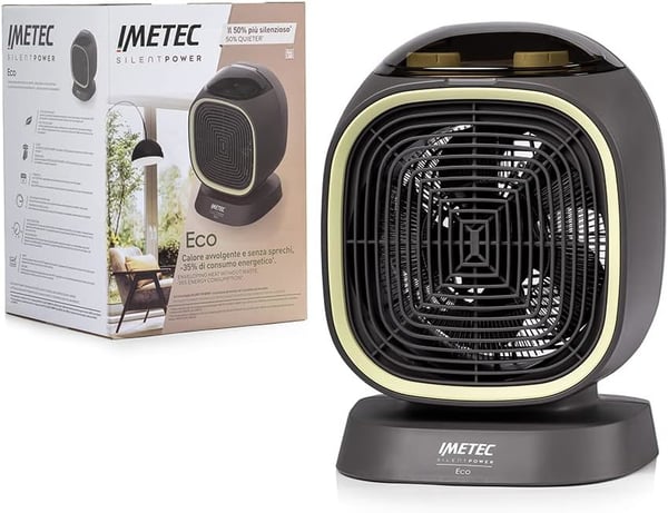 Imetec Silent Power Eco inomhus Grön, Grå 2100 W Elektrisk värmefläkt Imetec Silent Power Eco inomhus Grön, Grå 2100 W Elektrisk värmefläkt