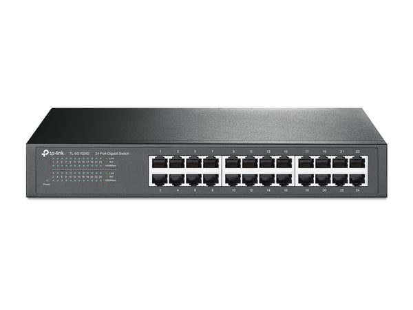 TP-LINK TL-SG1024D - Kytkin - 24 x 10/100/1000