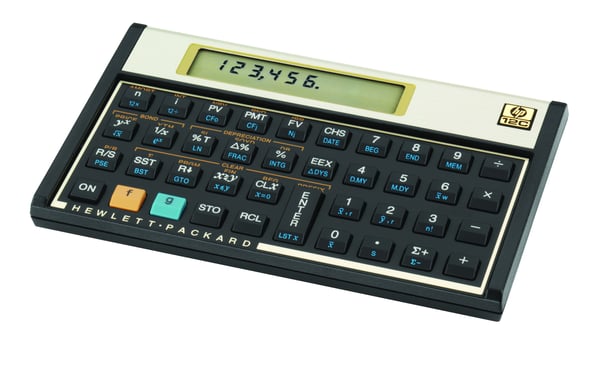 HP 12c regnemaskine Desktop Finansiel Sort