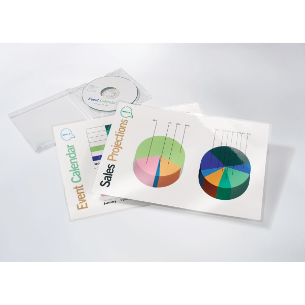GBC Dokumentlamineringsficka, A4, gloss, 2 x 175 mik (100)