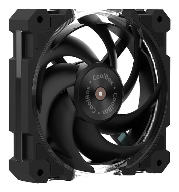CoolBox X12 Ring ARGB Computerkabinet Ventilator 12 cm Sort 1 stk