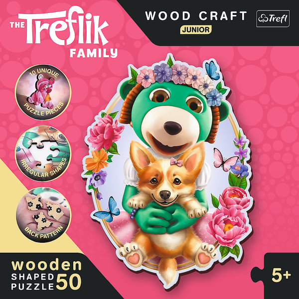 Trefl Happy Trefliks Puslespil 50 stk Dyr