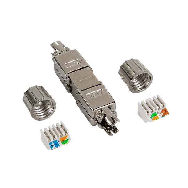 LogiLink MP0057 liitinjohto Cat.6A, Cat.7, Cat.7A Metallinen