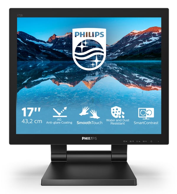 Philips 172B9TL/00 platta pc-skärmar 43,2 cm (17") 1280 x 1024 pixlar Full HD LCD Pekskärm Svart