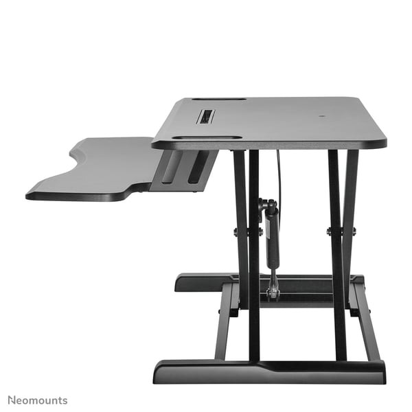 Neomounts NS-WS300BLACK desktop arbejdsplads med siddestativ
