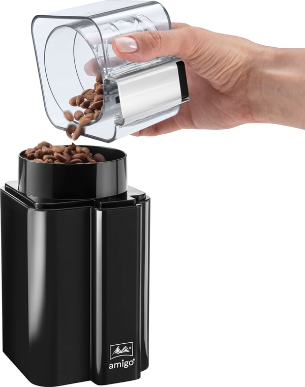 Melitta Amigo 170 W Svart, Rostfritt stål