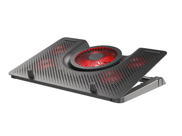 GENESIS Oxid 550 køling til laptop 43,9 cm (17.3") 2800 rpm Sort