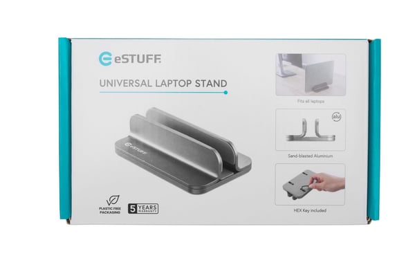 eSTUFF GLB229000 Ställ för bärbara datorer Grå