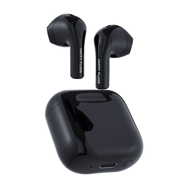 Happy Plugs JOY Headset True Wireless Stereo (TWS) I öra Samtal/musik/sport/vardag Bluetooth Svart