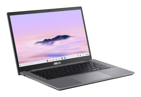 ASUS Chromebook Plus CX34 CB3402CVA-MW1596 Intel Core 5 120U 35,6 cm (14") Berøringsskærm Fuld HD 8 GB LPDDR5x-SDRAM 256 GB UFS Wi-Fi 6E (802.11ax) ChromeOS Grå QWERTY Spansk