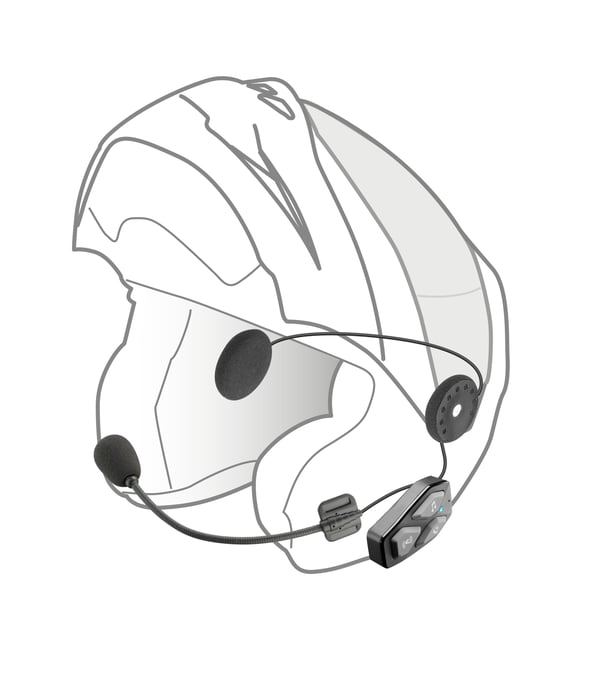 Interphone INTERPHOUCOM3HD motorcykel samtaleanlæg 500 m Sort