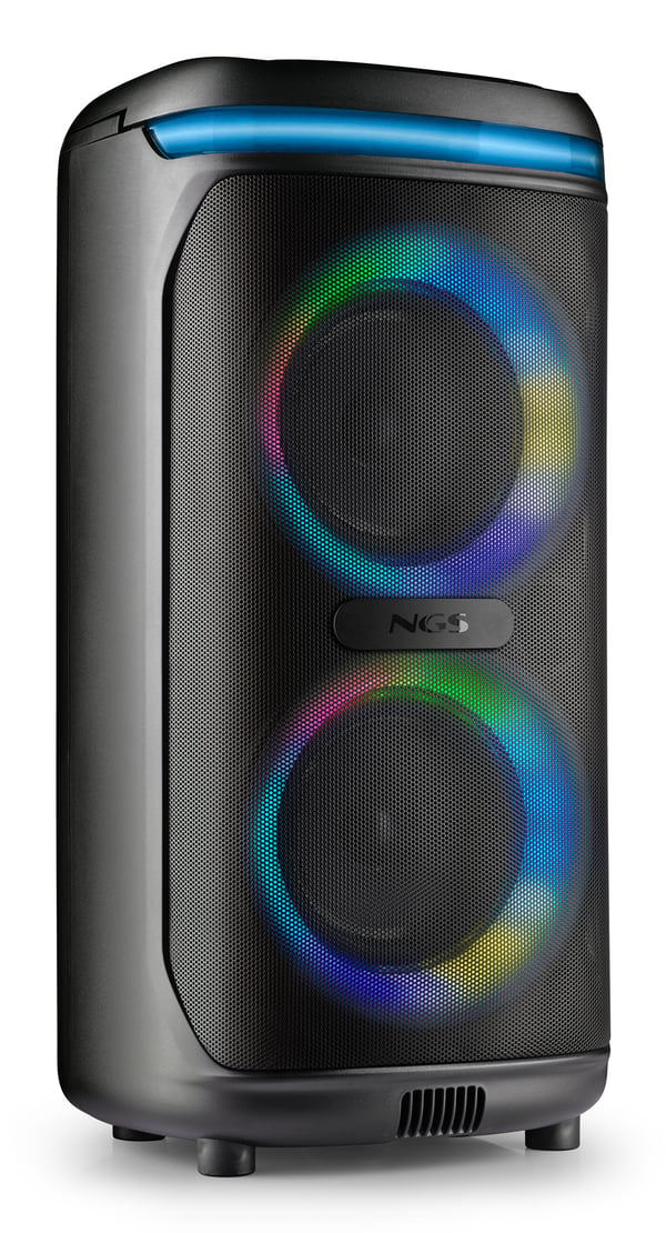 NGS WILD DRIP Bärbar stereohögtalare Svart 40 W