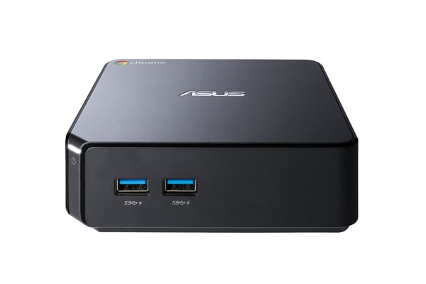 ASUS Chromebox CHROMEBOX3-G213U Intel® Core™ i7 i7-8550U 4 GB DDR3L-SDRAM 32 GB SSD ChromeOS Mini PC Mini-PC Svart