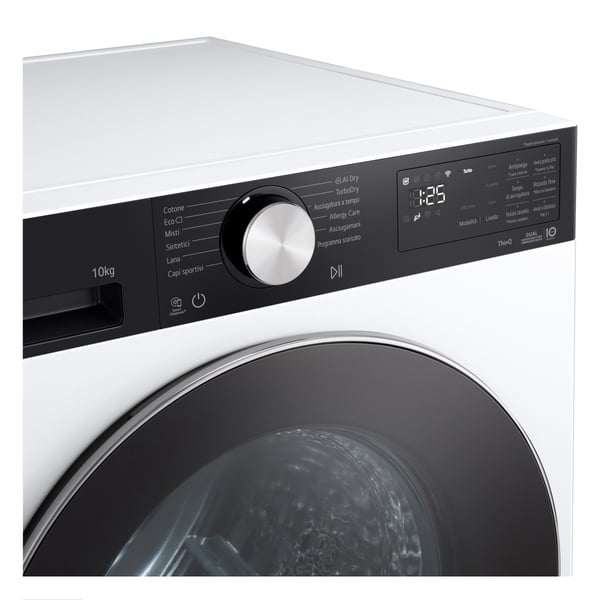 LG RNX5010TKC tørretumbler Fritstående Front-læsning 10 kg Hvid, Sort