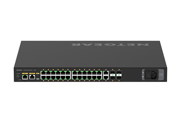 NETGEAR GSM4230PX hanterad L2/L3 Gigabit Ethernet (10/100/1000) Strömförsörjning via Ethernet (PoE) stöd 1U Svart