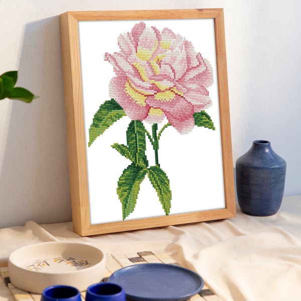 Diamond Dotz Pink Rose