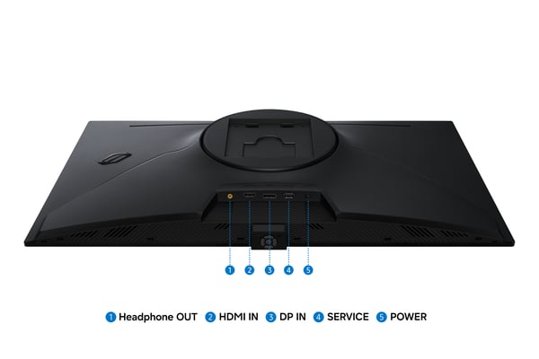 Samsung G70SH platta pc-skärmar 68,6 cm (27") 3840 x 2160 pixlar 4K Ultra HD OLED Svart