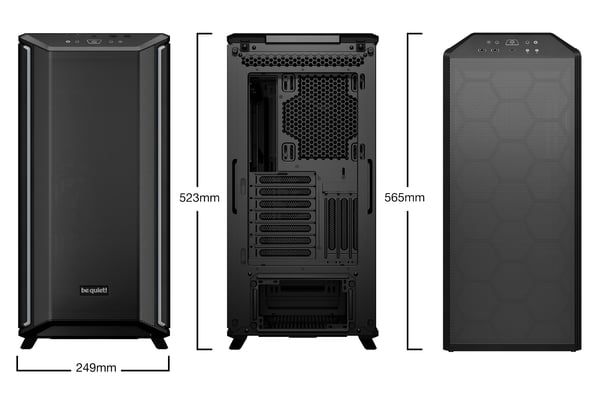 be quiet! Dark Base 701 Black Midi Tower Svart