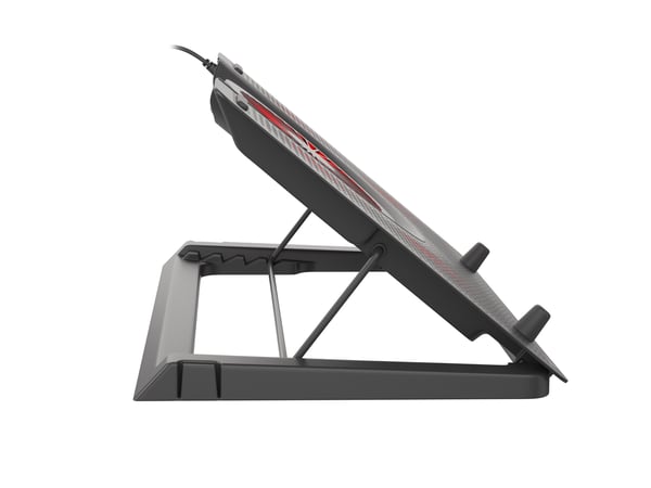 GENESIS Oxid 550 køling til laptop 43,9 cm (17.3") 2800 rpm Sort