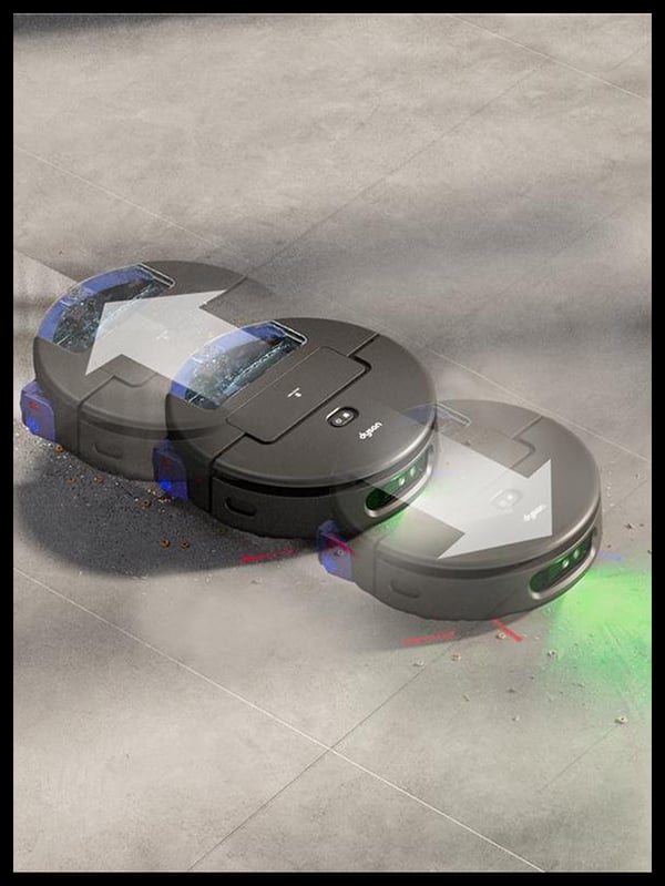 Dyson Spot+scrub Ai 0,25 L Musta