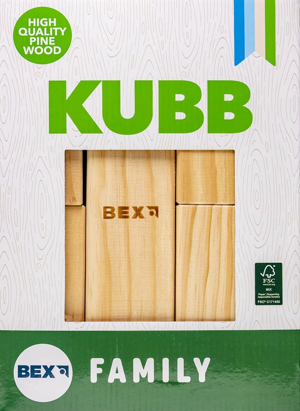 Bex Sport 541-014 toiminnallinen/taitopeli & lelu Kubb