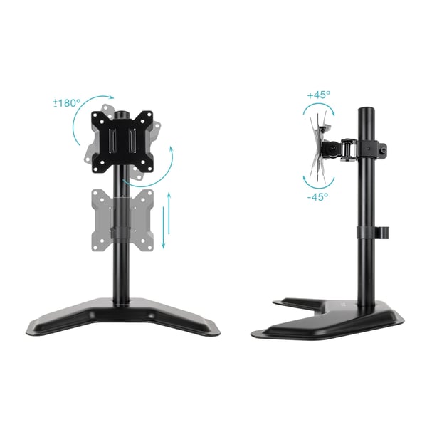 TooQ DB1701TN-B fäste och ställ till bildskärm 81,3 cm (32") Bord Svart